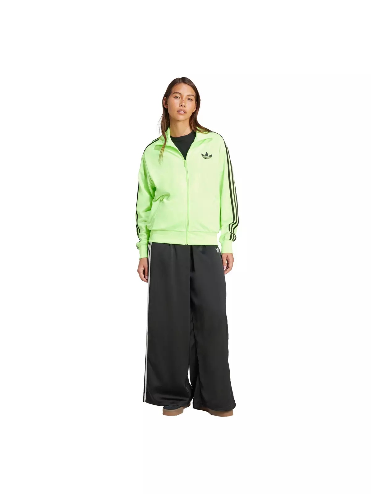 Originals Women's Adicolor Classic Firebird Loose Track Top -Green/Black - 5