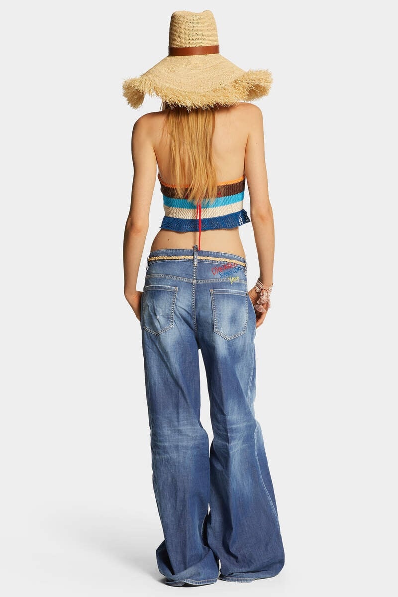 SUMMER LOVERS MEDIUM WASH TRAVELLER JEAN - 4