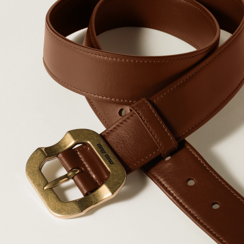Miu Miu Leather belt outlook