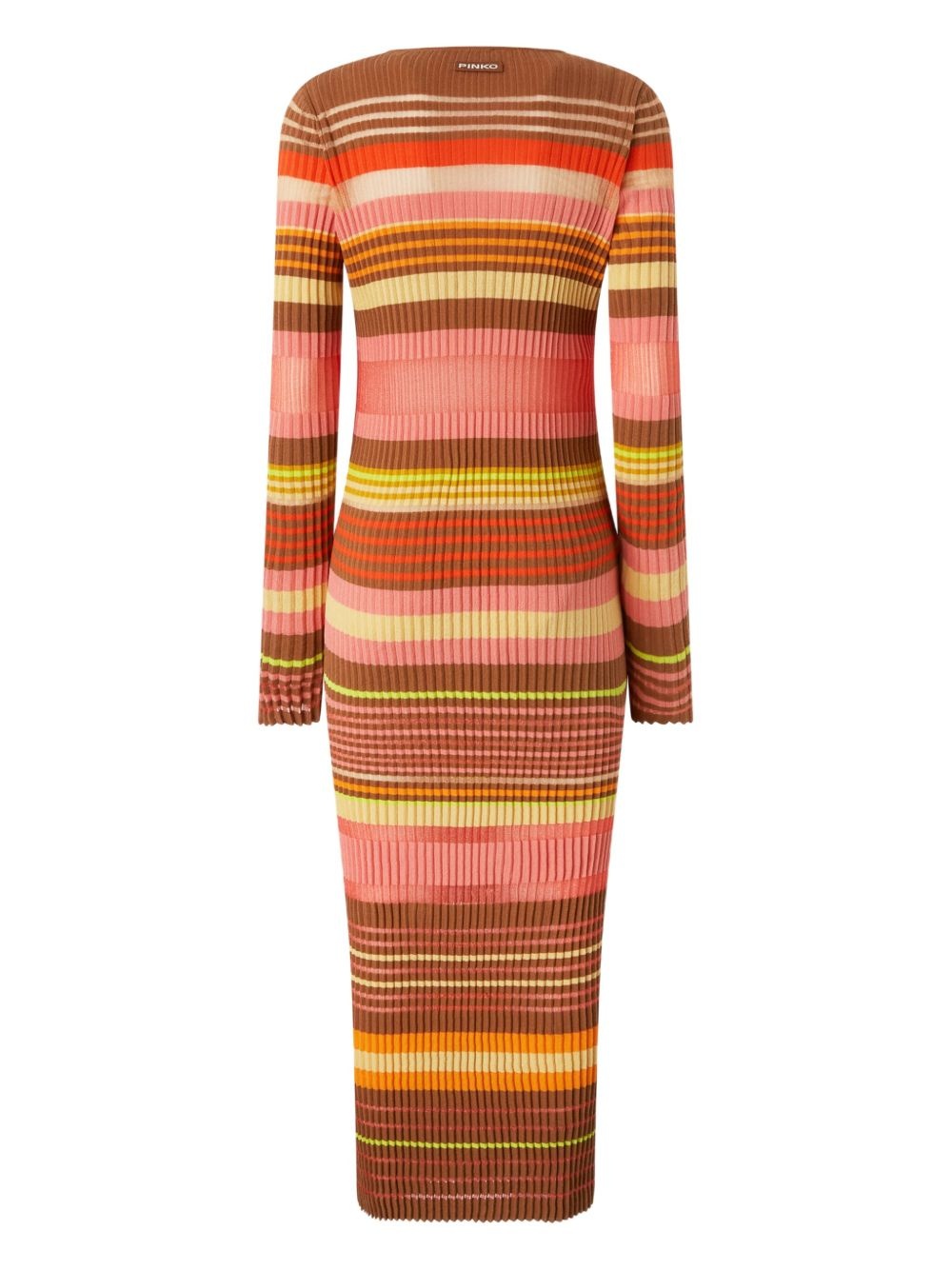 striped midi dress - 2