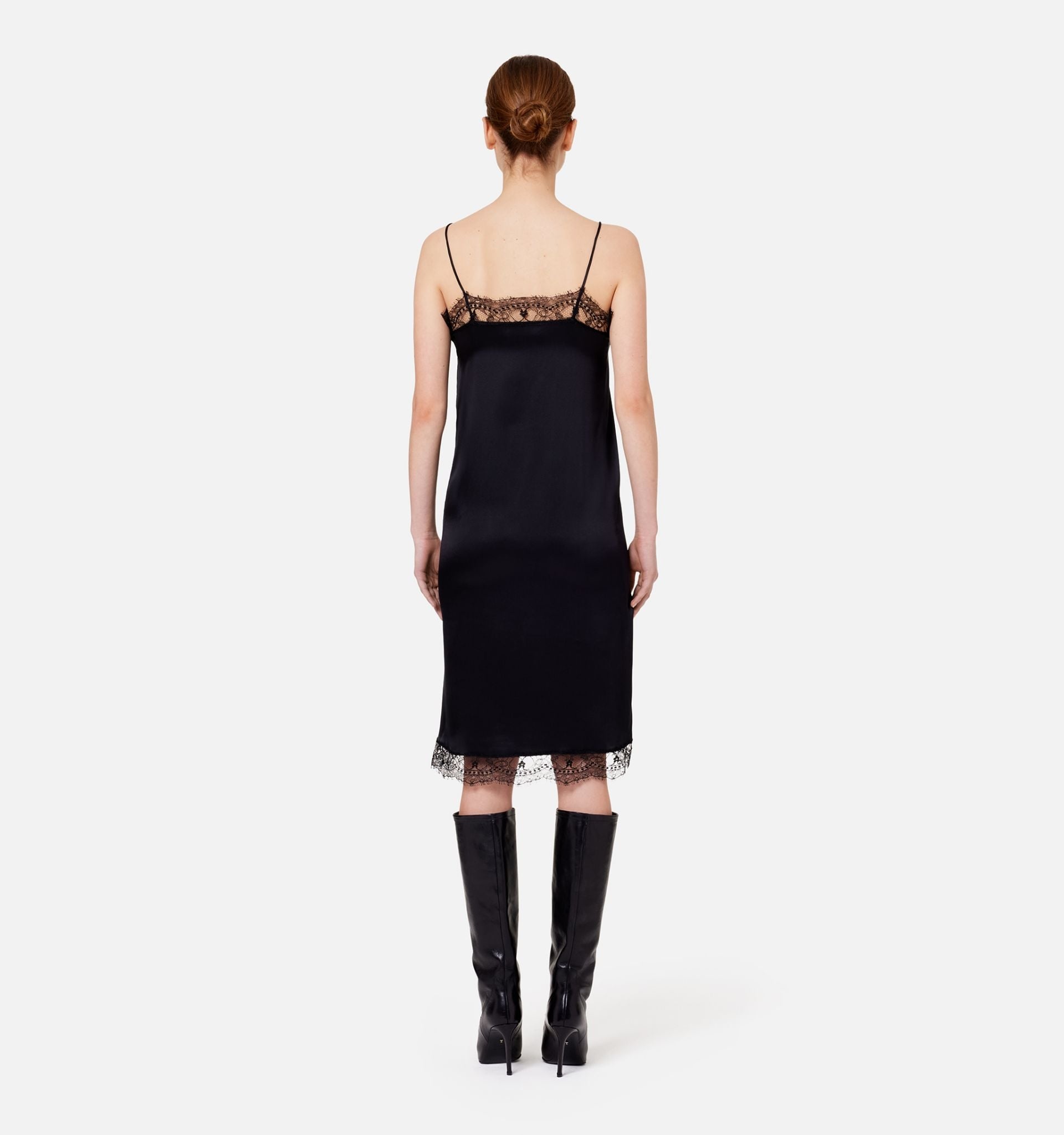 Strap Dress With Lace - 6