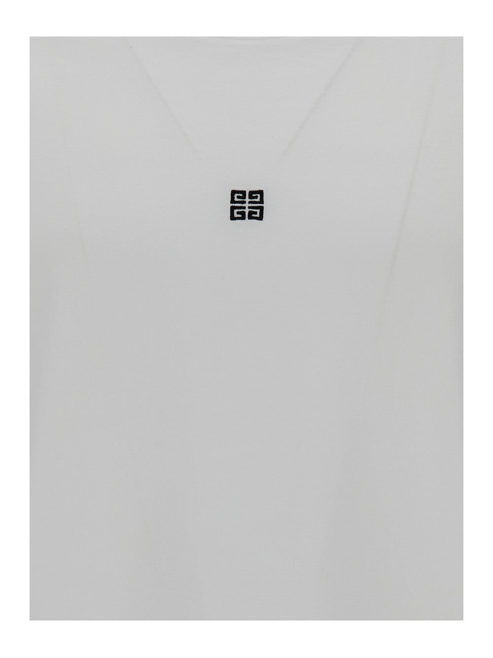 Givenchy Men White Crewneck T-Shirt With 4G Print In Cotton Man - 2