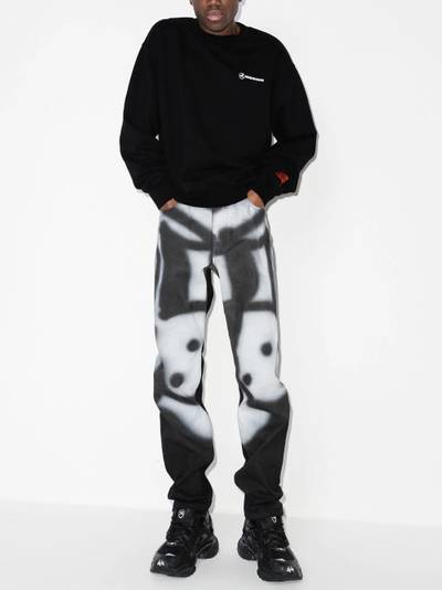 Heron Preston logo-tape sweatshirt outlook