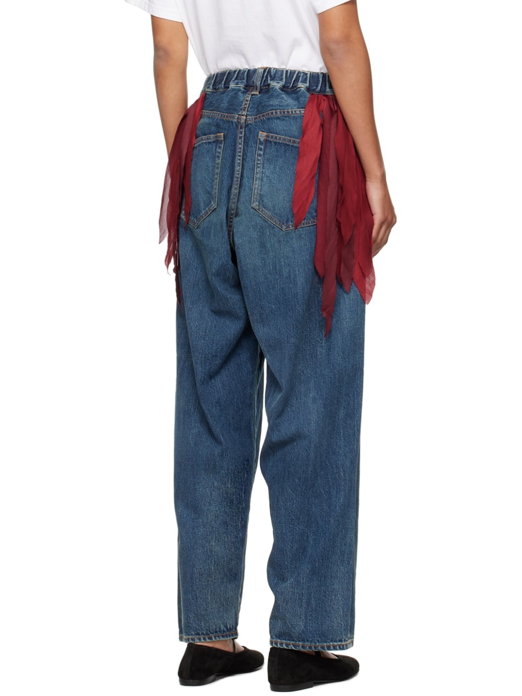 Indigo Wide-Leg Jeans - 3