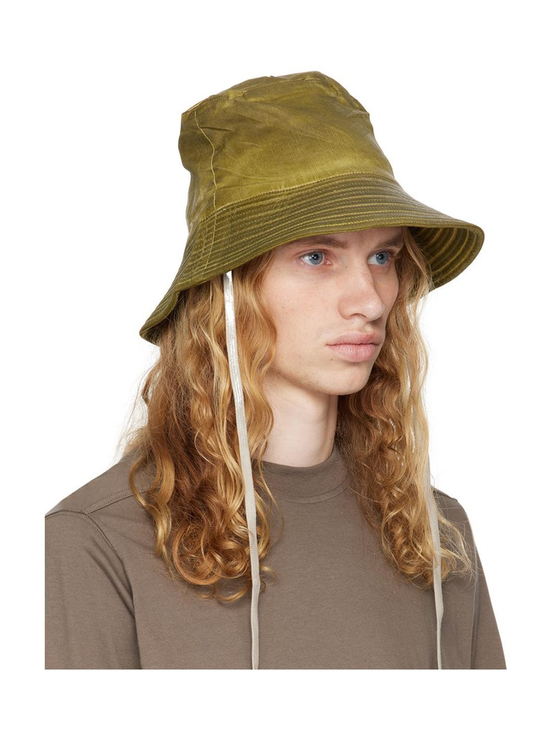 Rick Owens DRKSHDW Green Porterville Gilligan Bucket Hat outlook