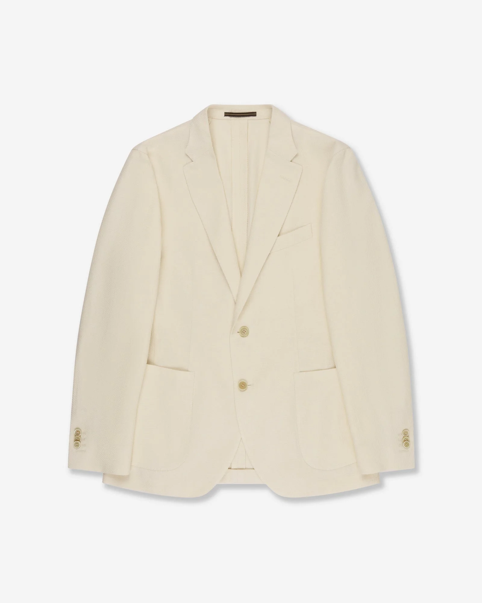 Slim fit mélange effect cotton jacket - 1