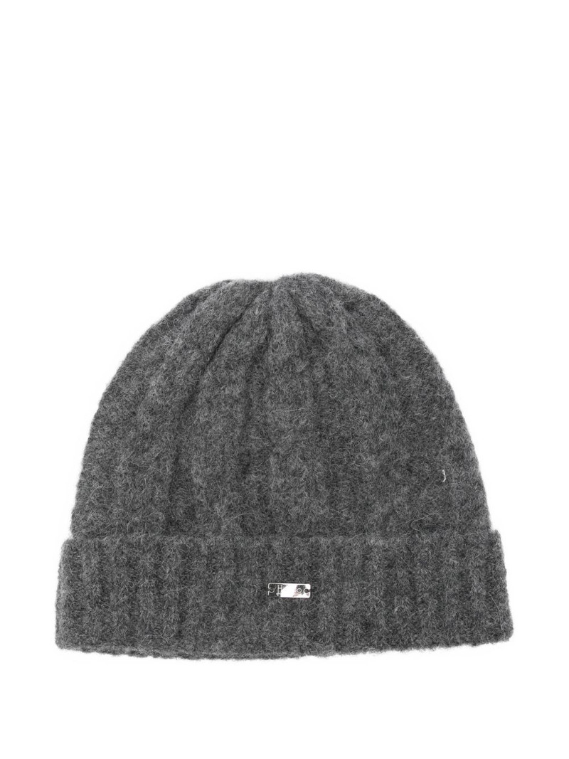cable-knit beanie 1