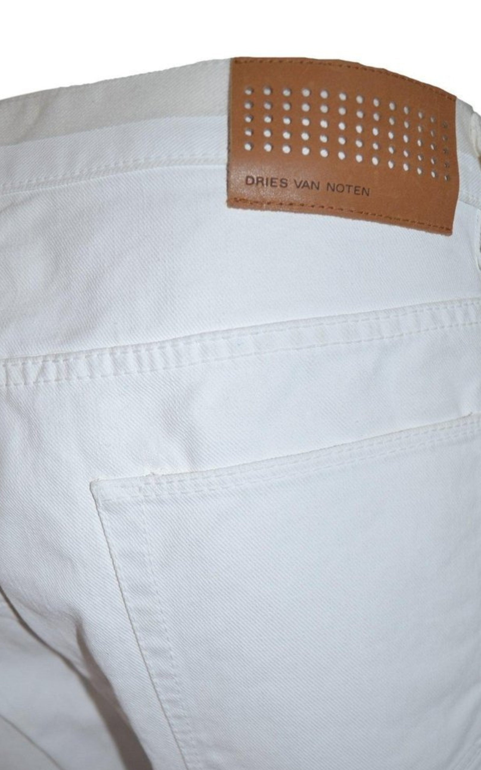 White Denim Jeans - 5