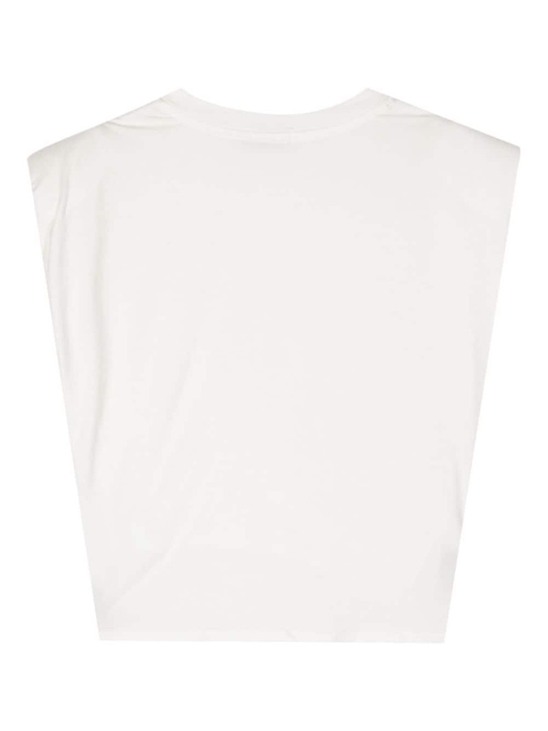 SIMKHAI Estelle draped crop top outlook