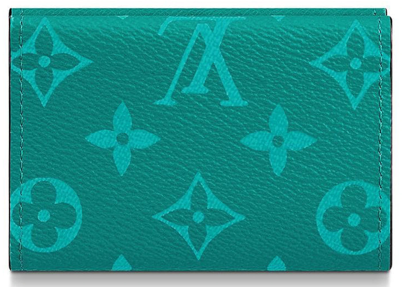 Louis Vuitton Discovery Compact Wallet Monogram Amazon Taiga Pine Green - 2