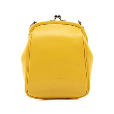 Yohji Yamamoto Discord Clasp Shoulder Bag in Yellow outlook