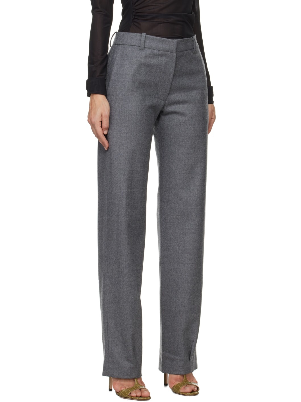 Gray Vante Trousers - 2