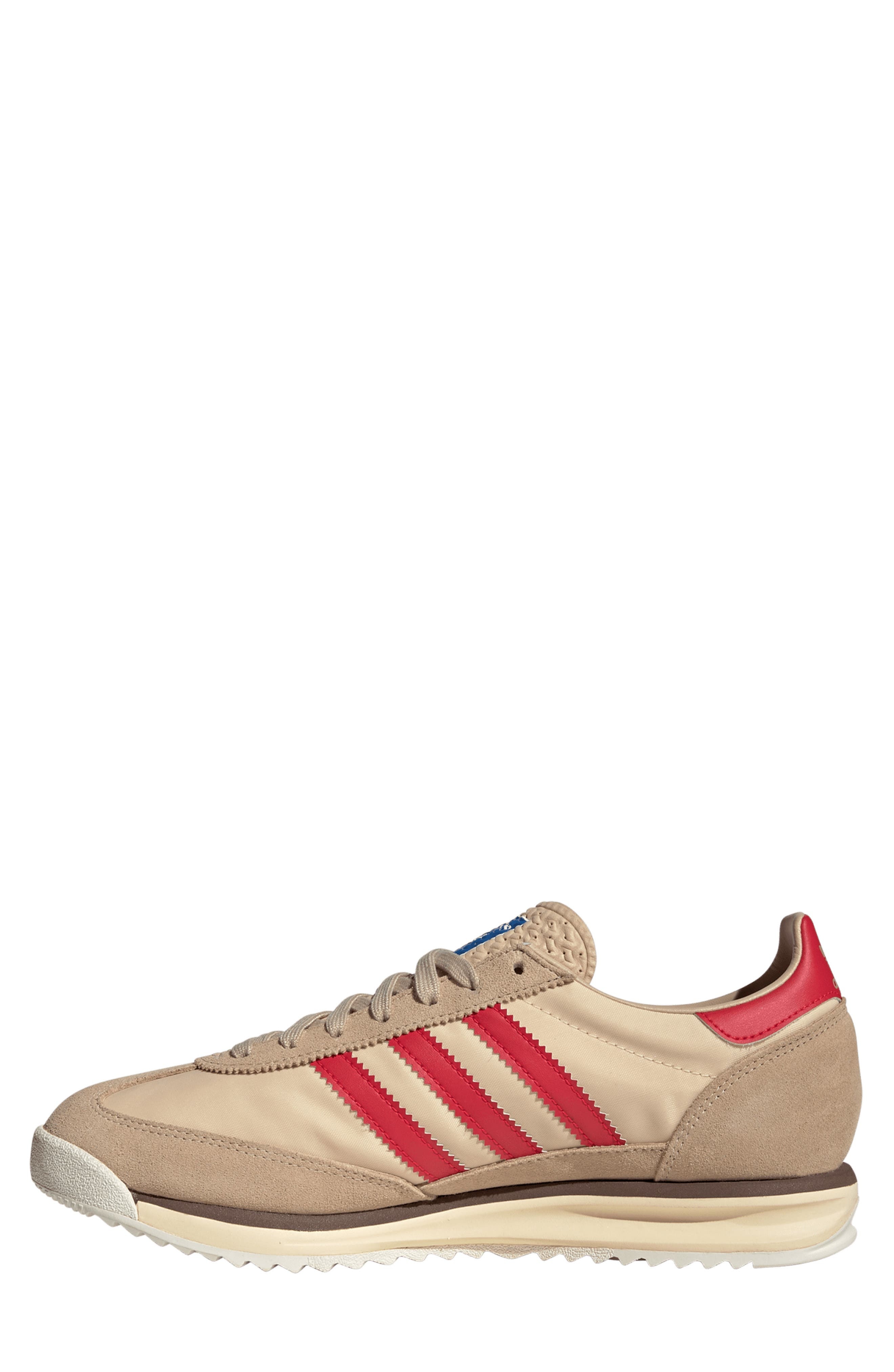 adidas Gender Inclusive SL 72 RS Sneaker in Beige/Pure Ruby/Sand at Nordstrom - 6