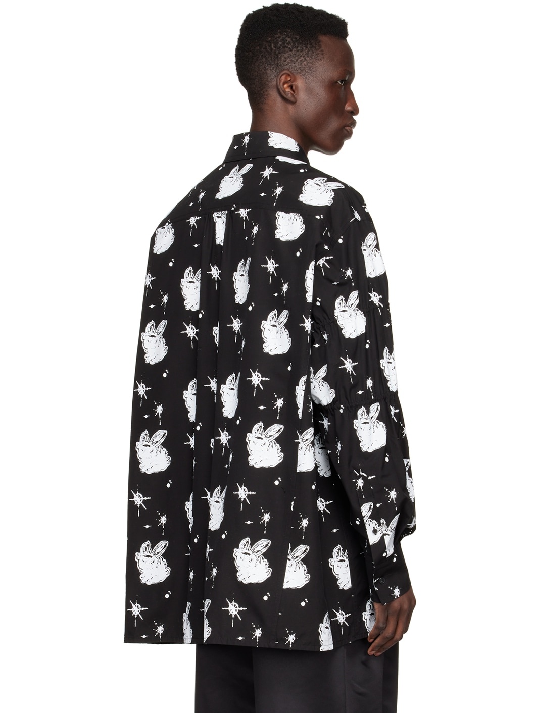 Black Cotton Shirt - 3