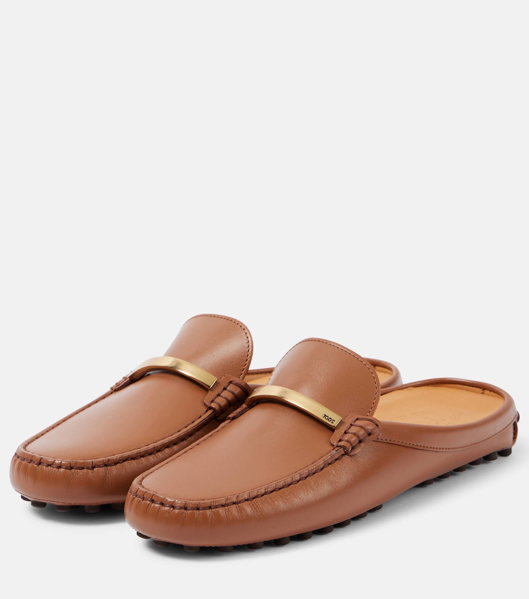 Gommino leather mules - 4