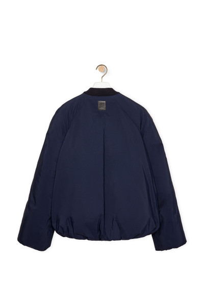 Loewe Padded bomber jacket in technical cotton outlook