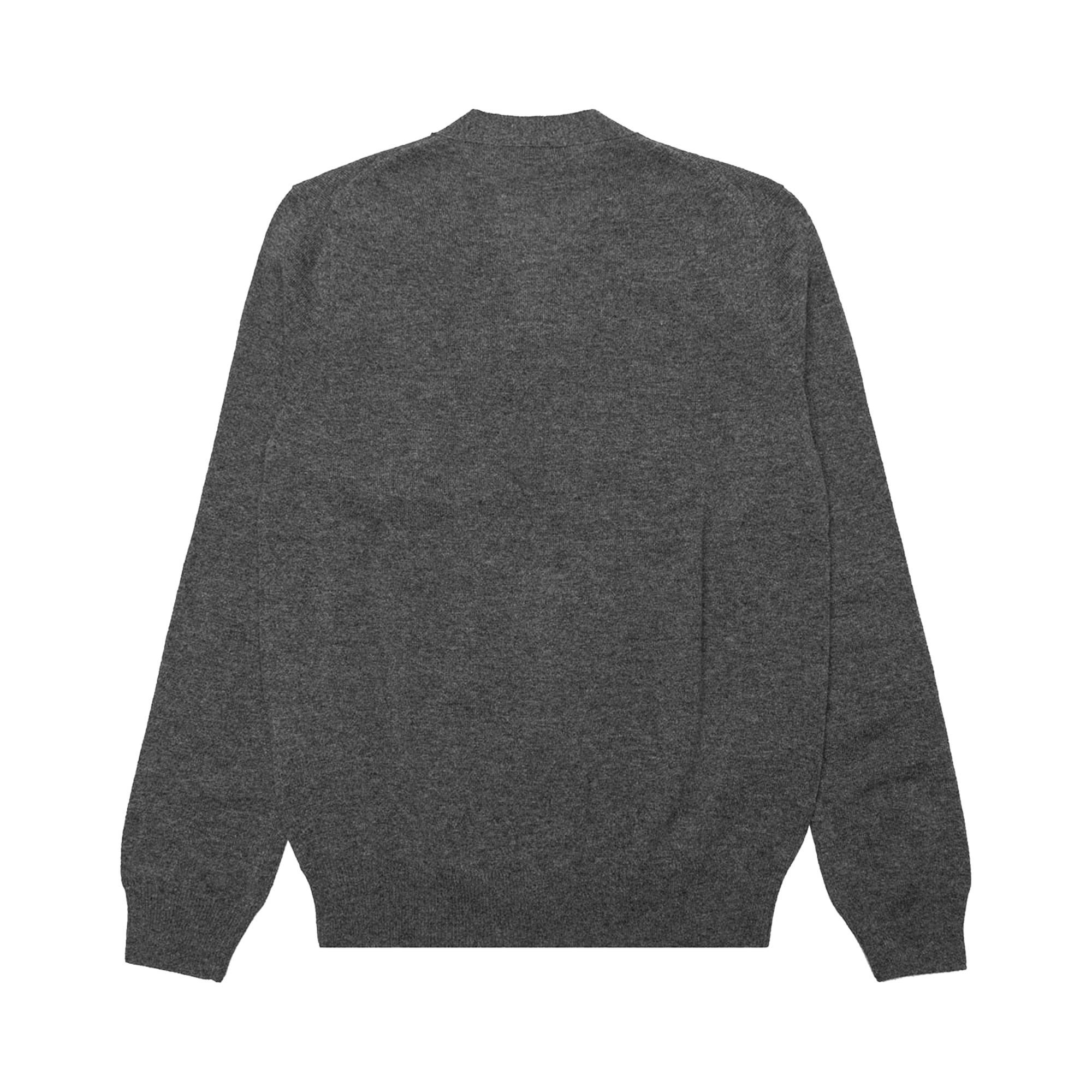 Comme des Garçons PLAY V-Neck Cardigan 'Grey' - 2