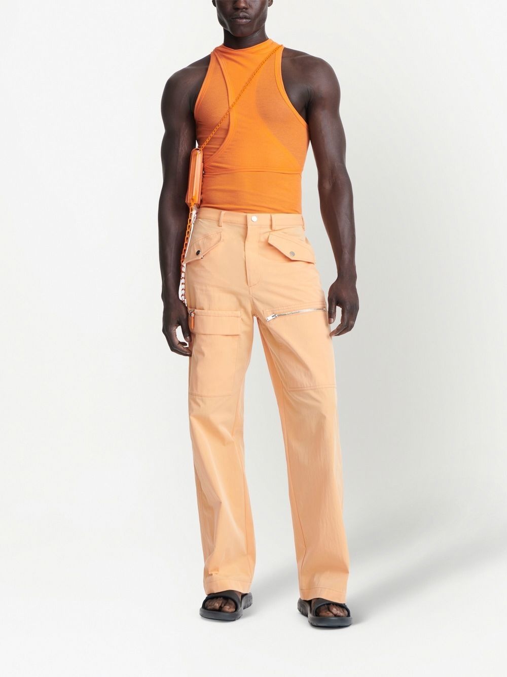 multi-pocket slouched trousers - 3