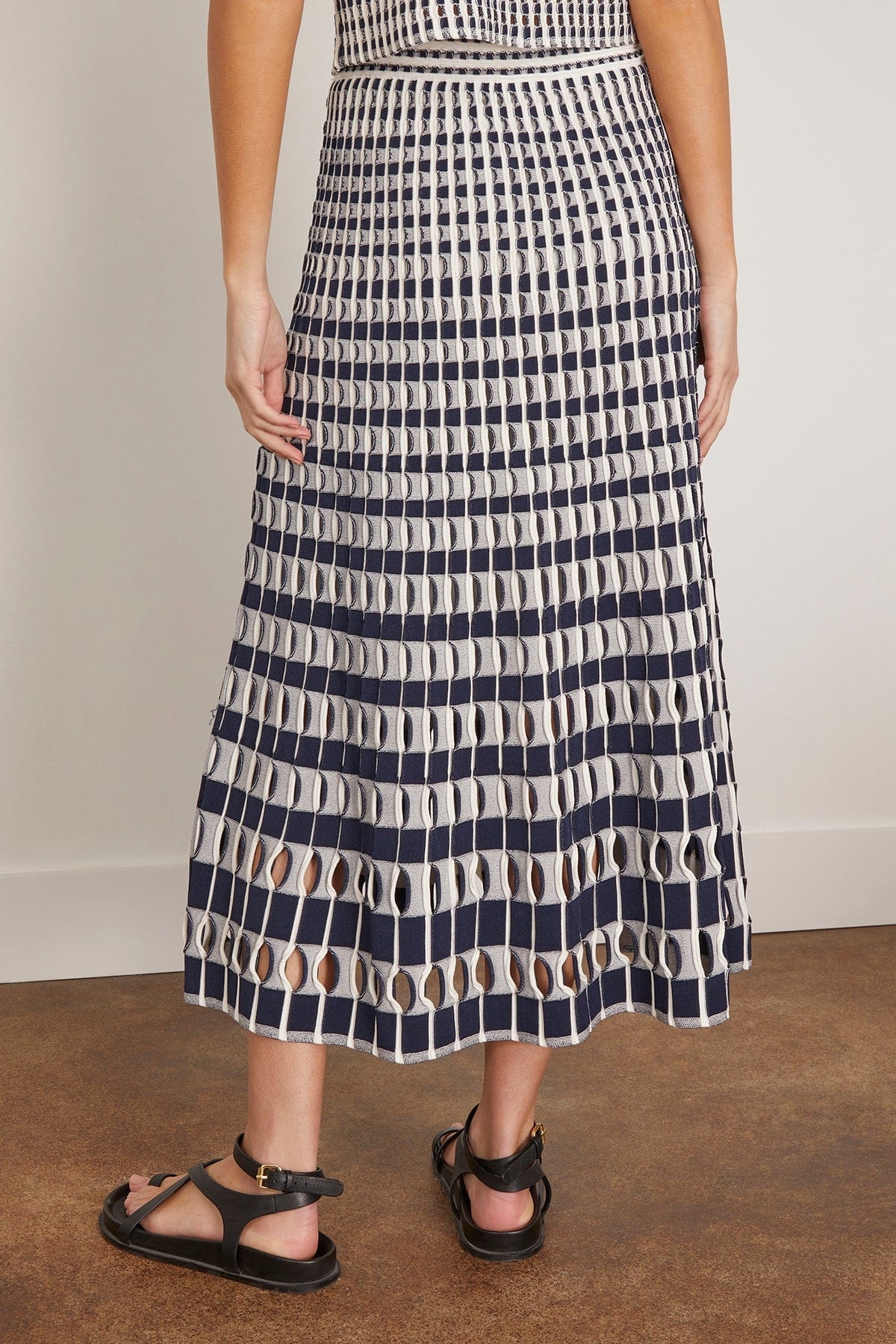 Larken Midi Skirt in Midnight Multi - 4