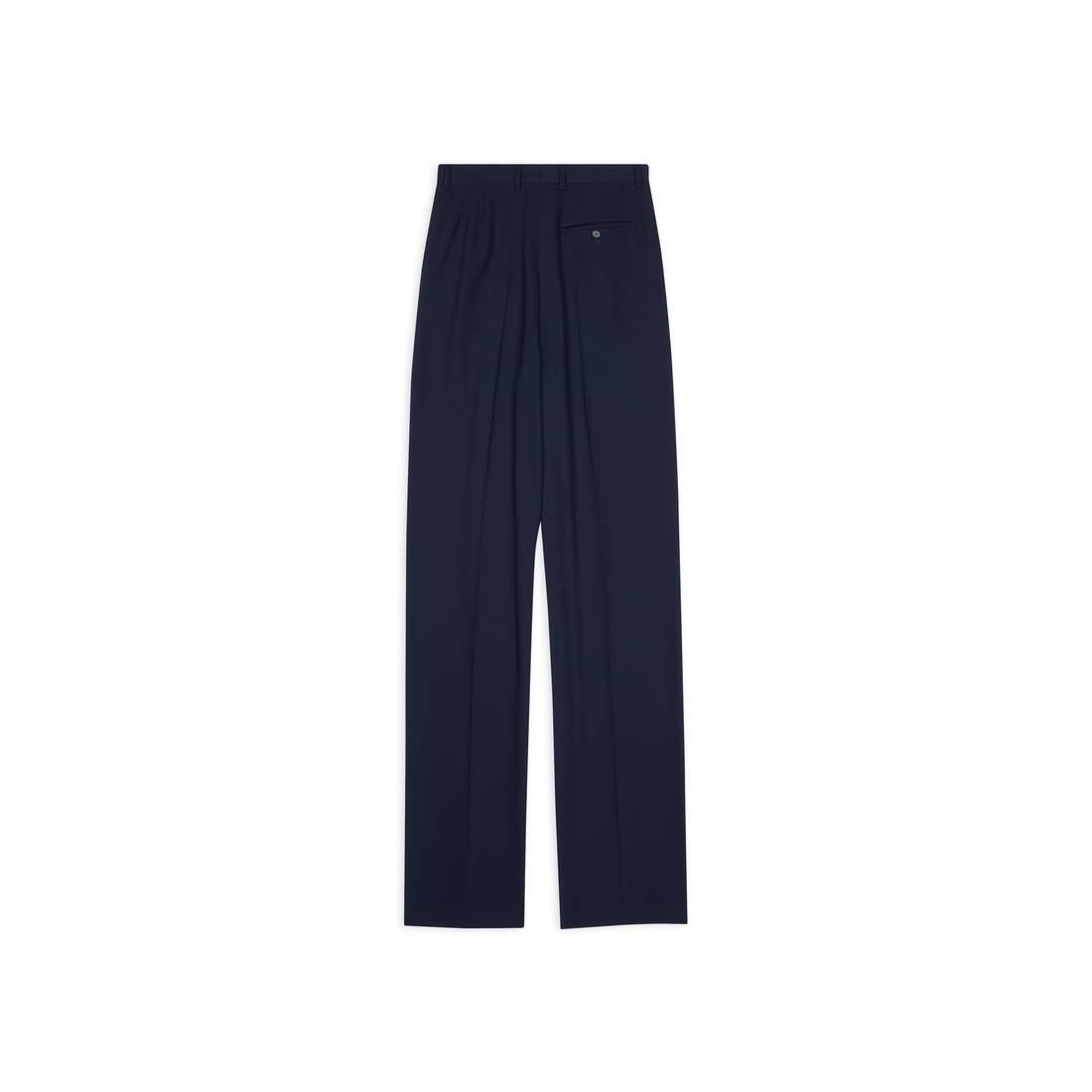 Men's Large Fit Tailored Pants in Navy Blue - 6