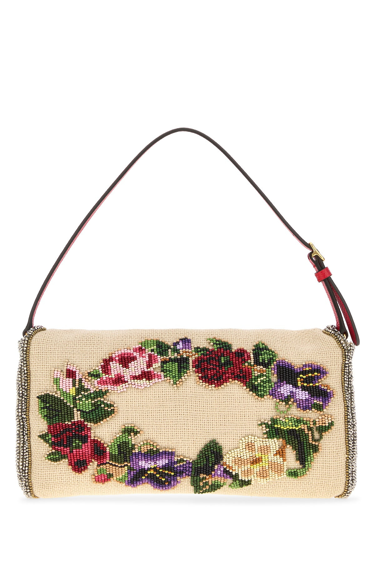 Embellishment canvas Vain Soft shoulder bag - 3