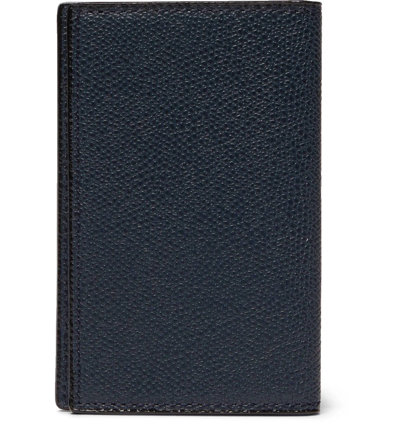 Pebble-Grain Leather Cardholder - 1