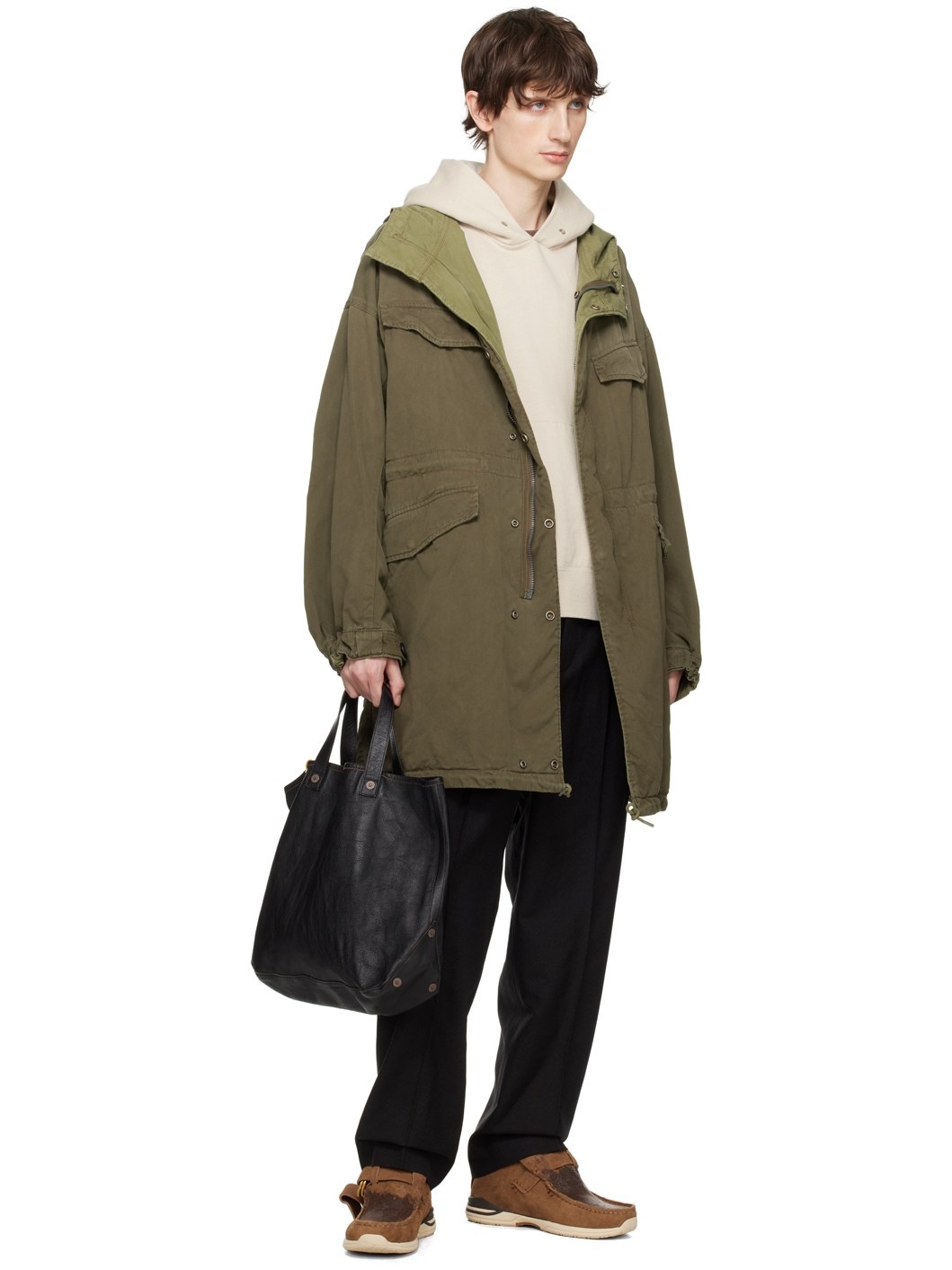 Khaki SAS Covert Reversible Parka - 4