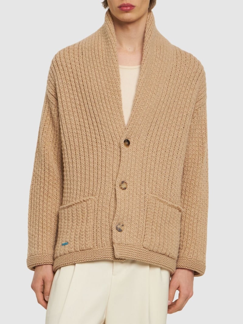 Cashmere & cotton knit cardigan - 4