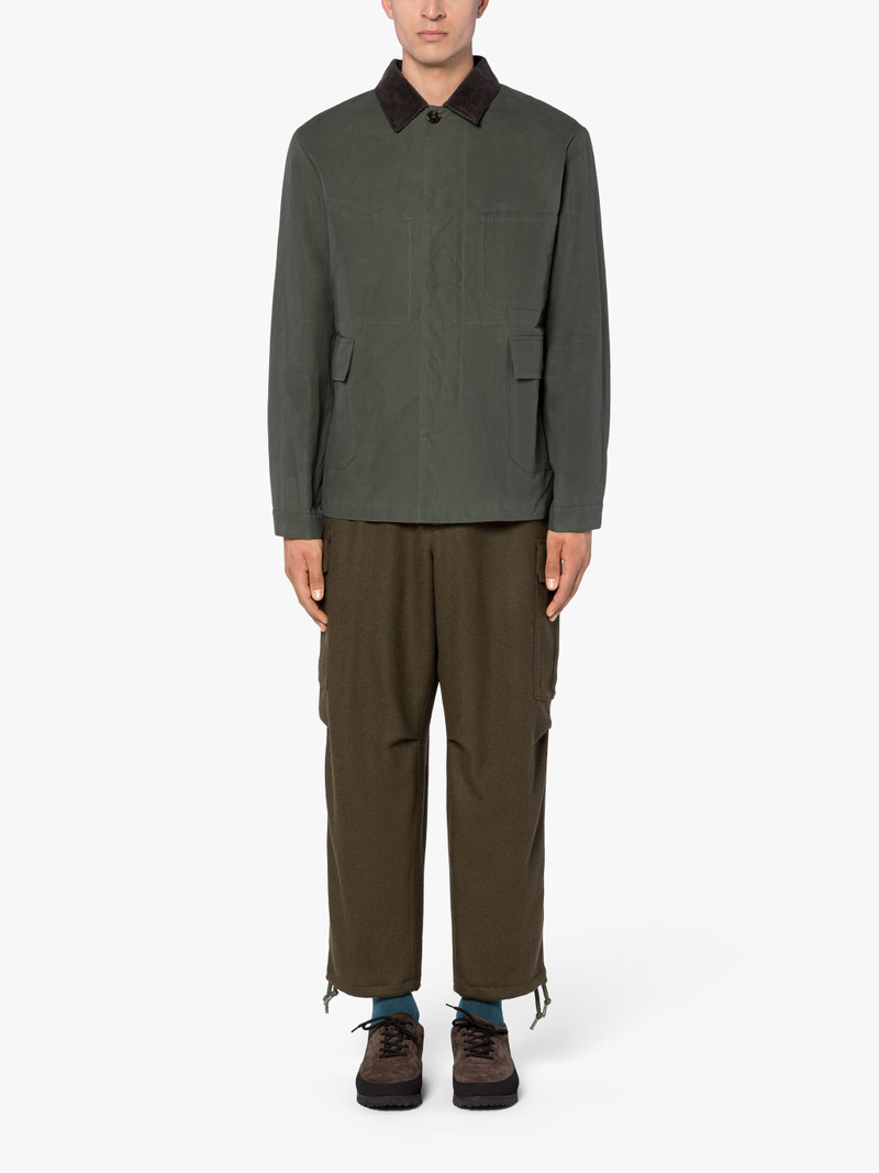 Mackintosh DRIZZLE GREEN WAXED COTTON CHORE JACKET outlook