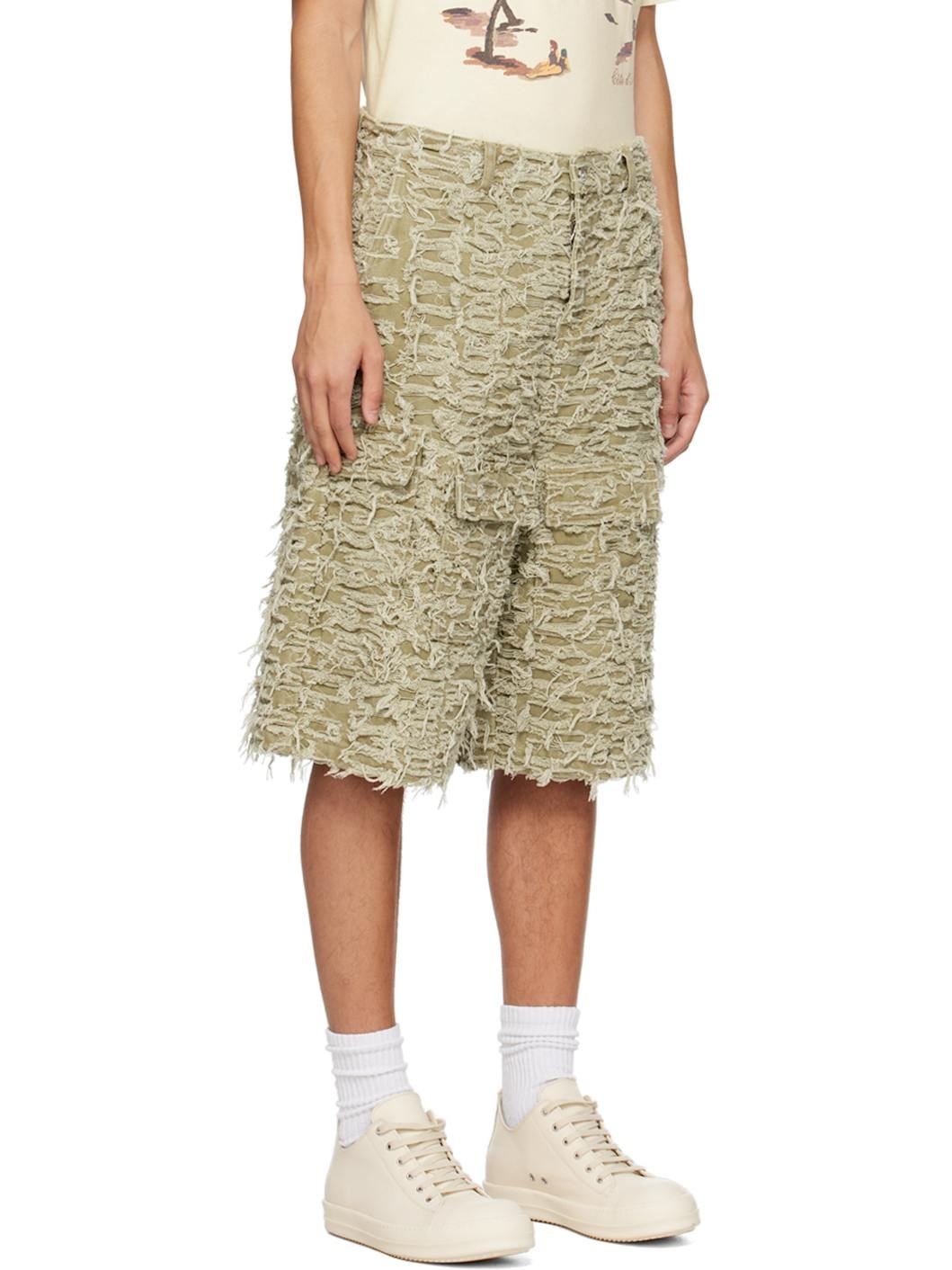 SSENSE Exclusive Tan Husk Denim Shorts - 2