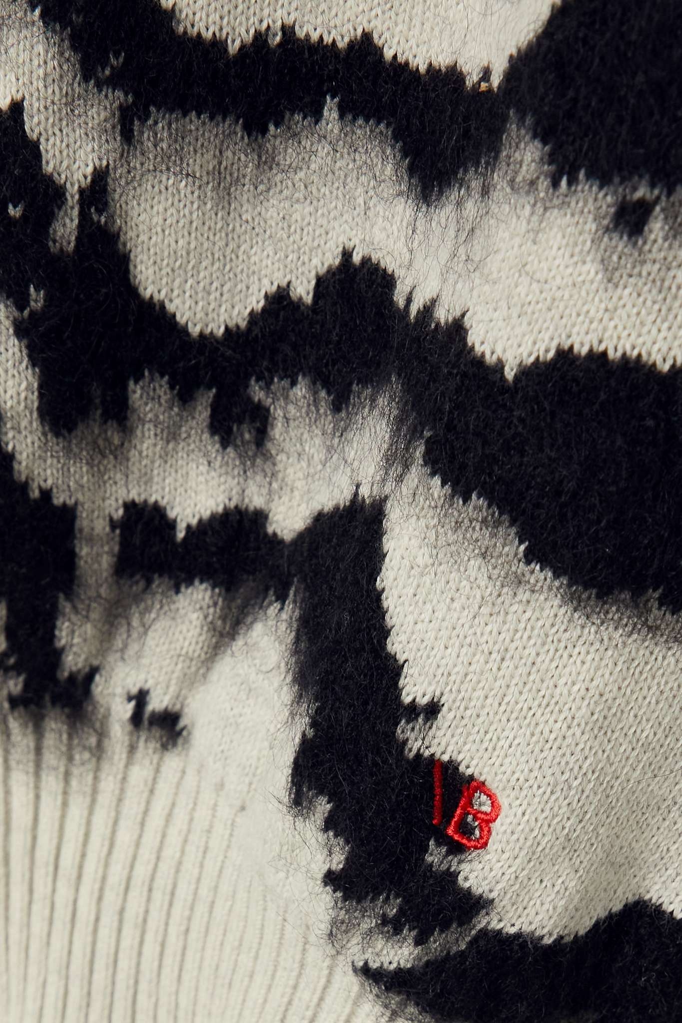 Brushed cotton-blend sweater - 5