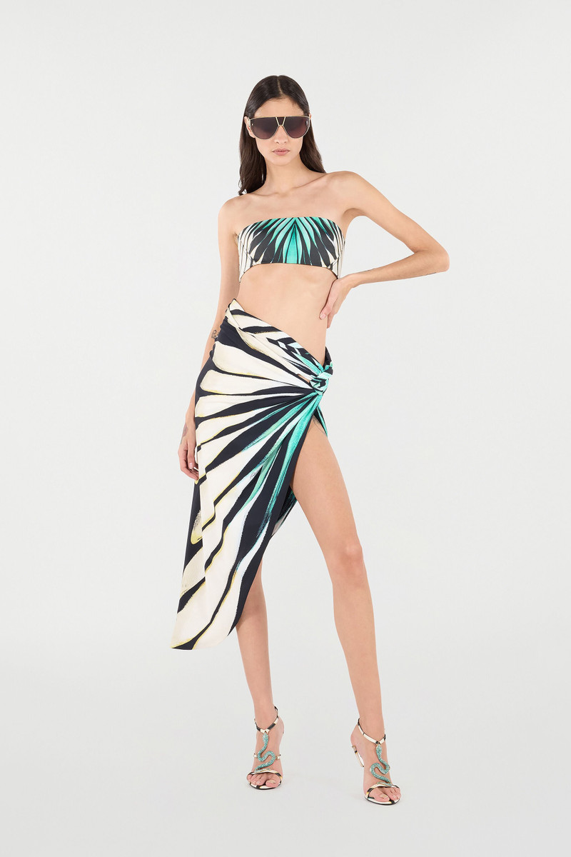 Roberto Cavalli Ray Of Sea Print Sarong outlook