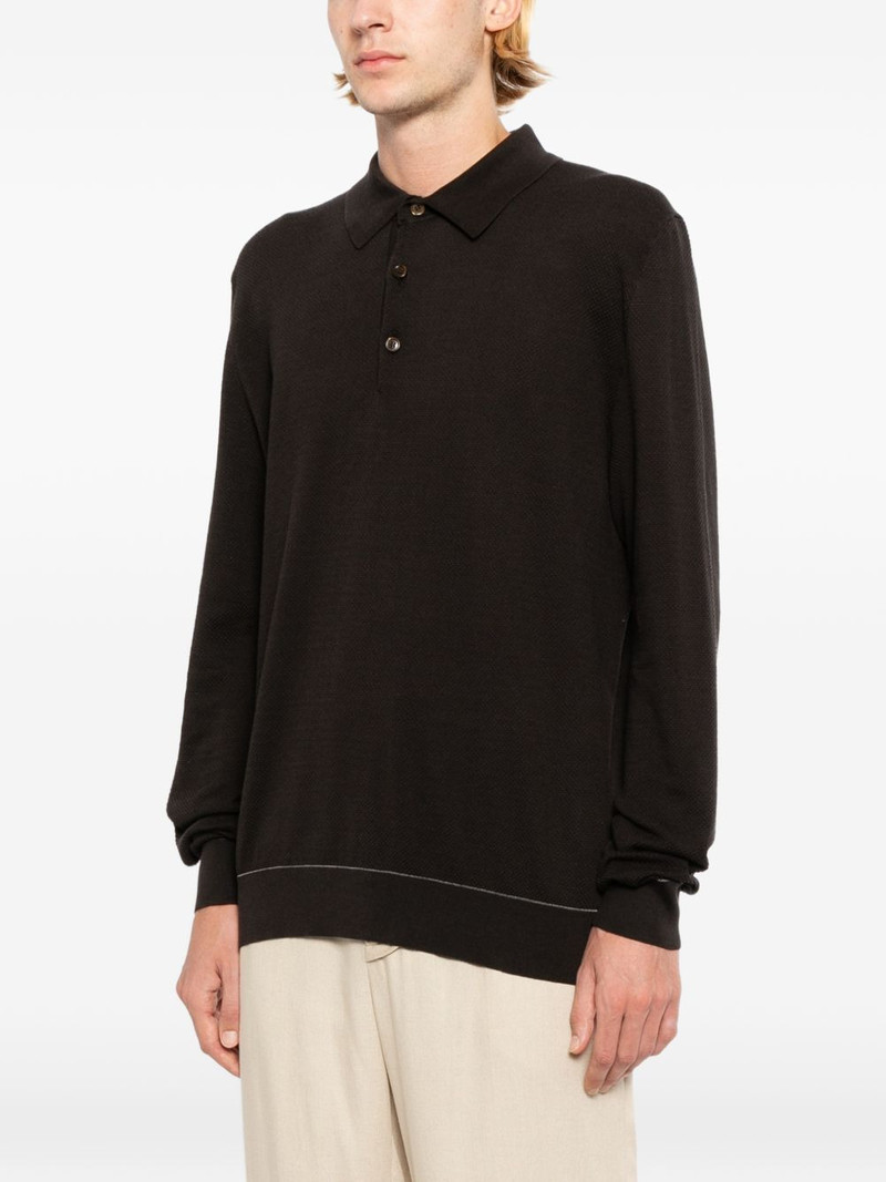 Brioni SEA ISLAND PIQUÉ COTTON POLO SHIRT outlook