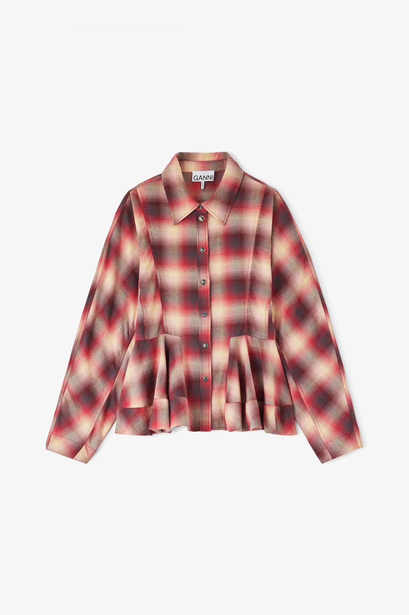 SHIRT IN RED CHECK FLANNEL - 1