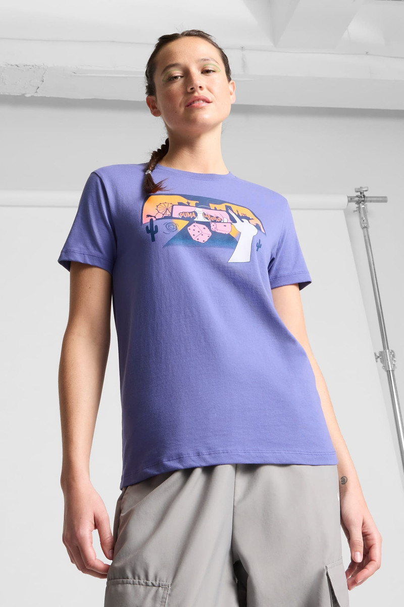 PUMA Las Vegas Mirror Women's Tee outlook