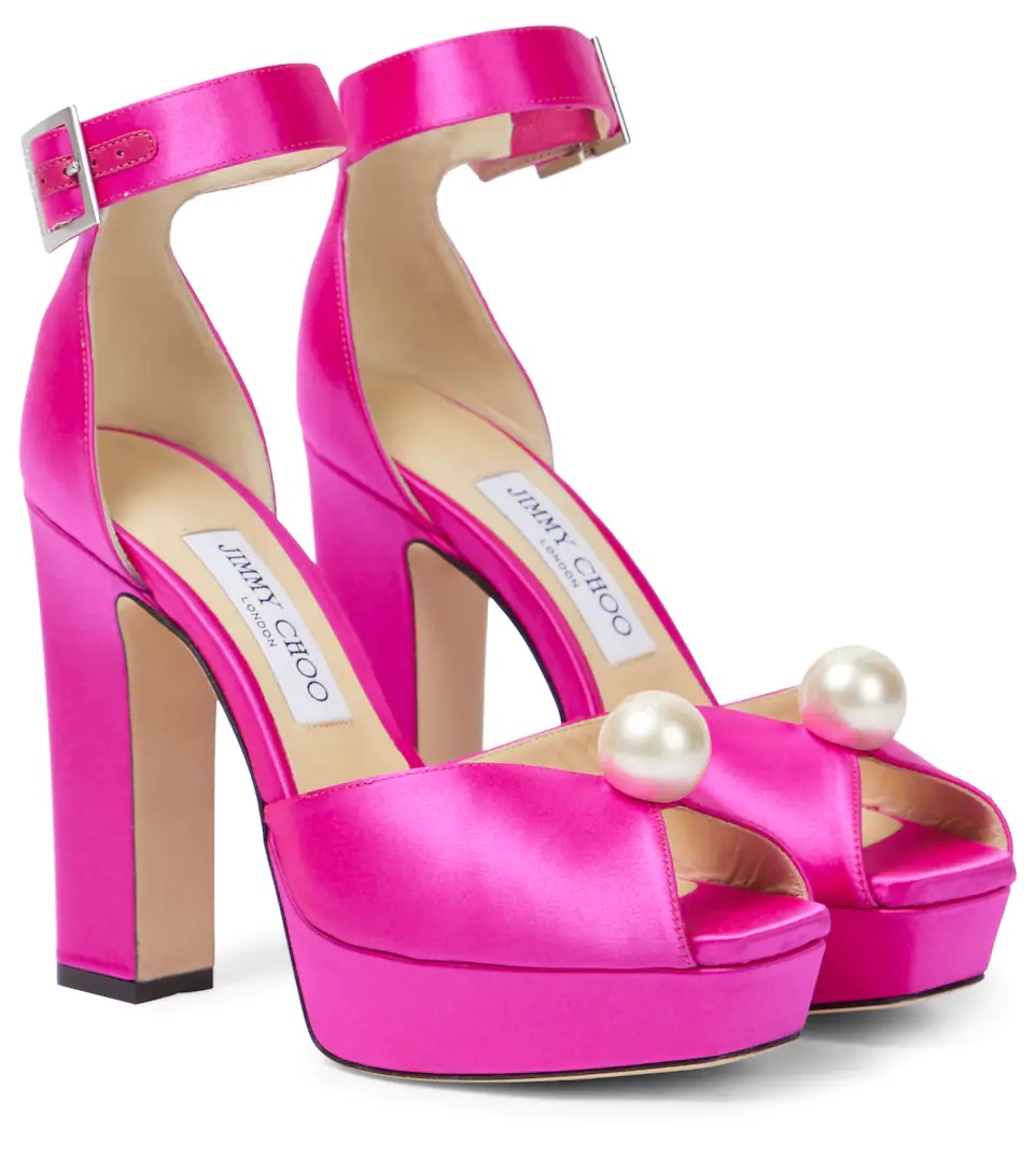 Socorie 120 satin sandals - 1