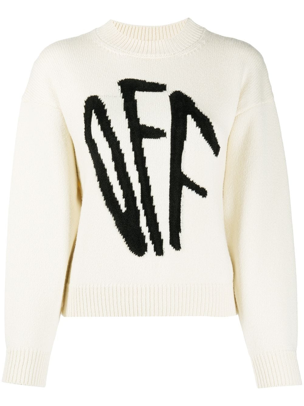 Graffiti crew-neck jumper - 1