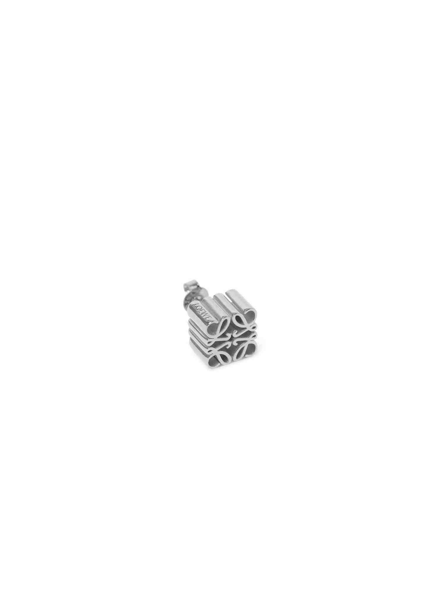 Anagram Stud Earrings in Silver - 2
