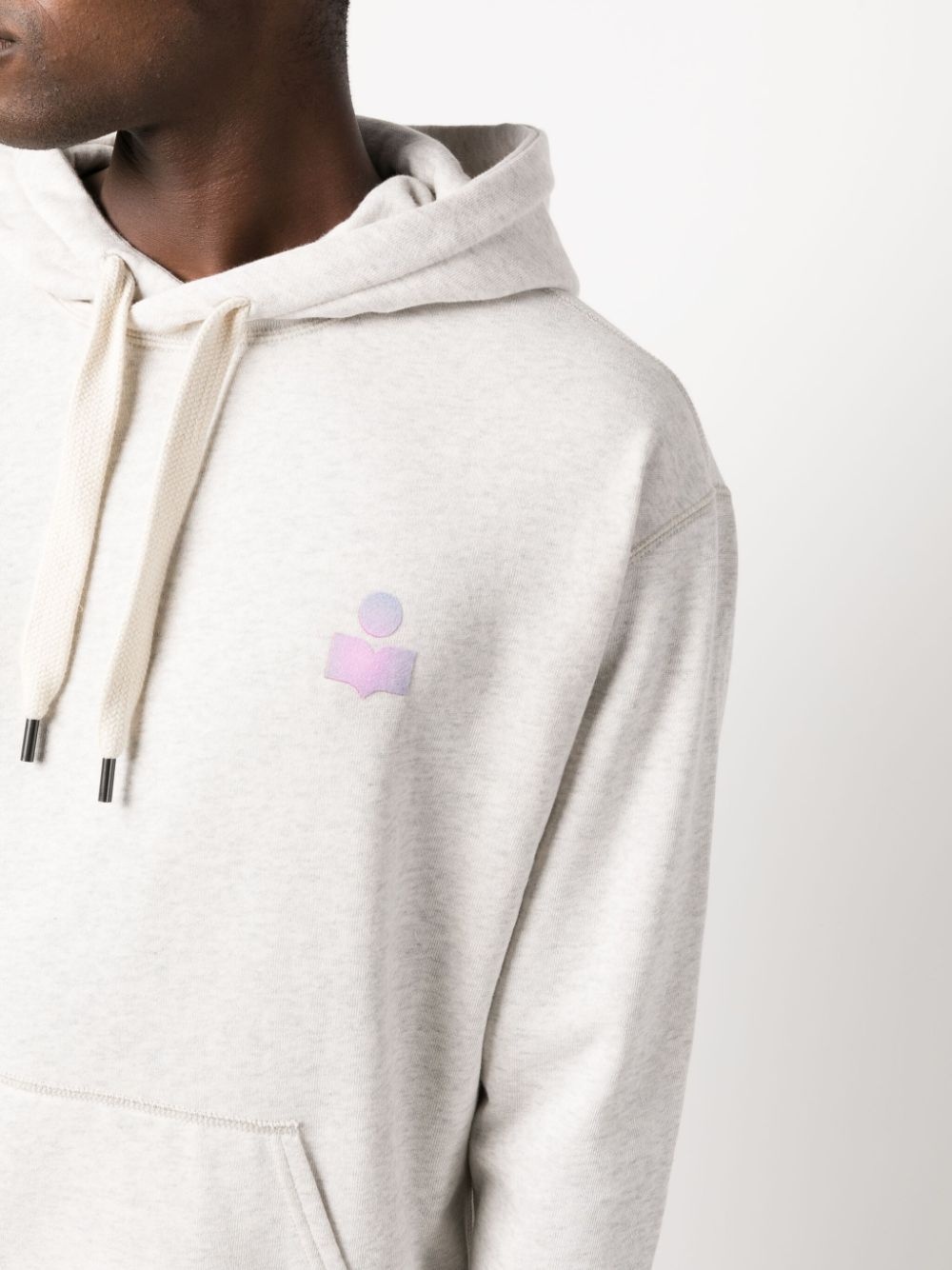 Malek logo-print hooded sweatshirt - 5