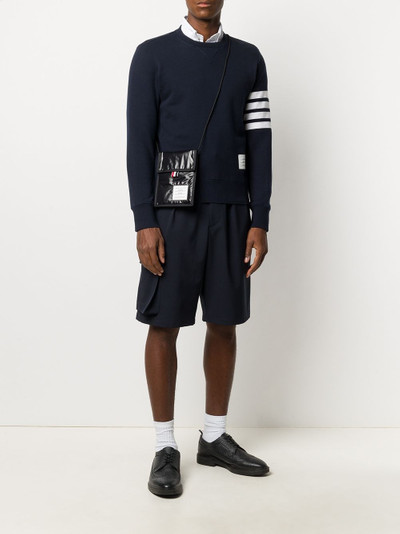 Thom Browne touch strap neck pouch outlook