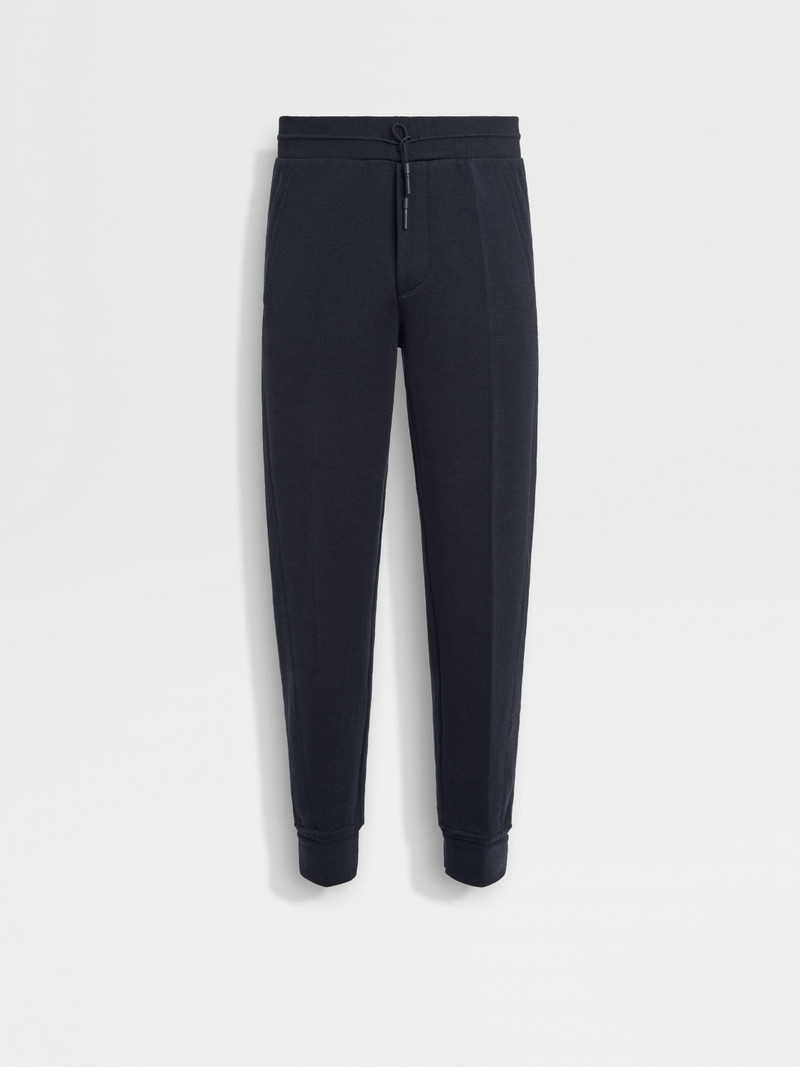 NAVY BLUE HIGH PERFORMANCE™ WOOL BLEND JOGGERS 1