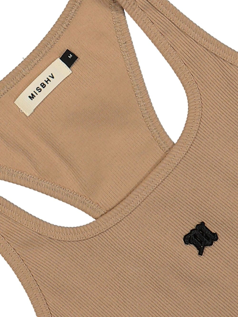 cropped M-patch tank top - 3