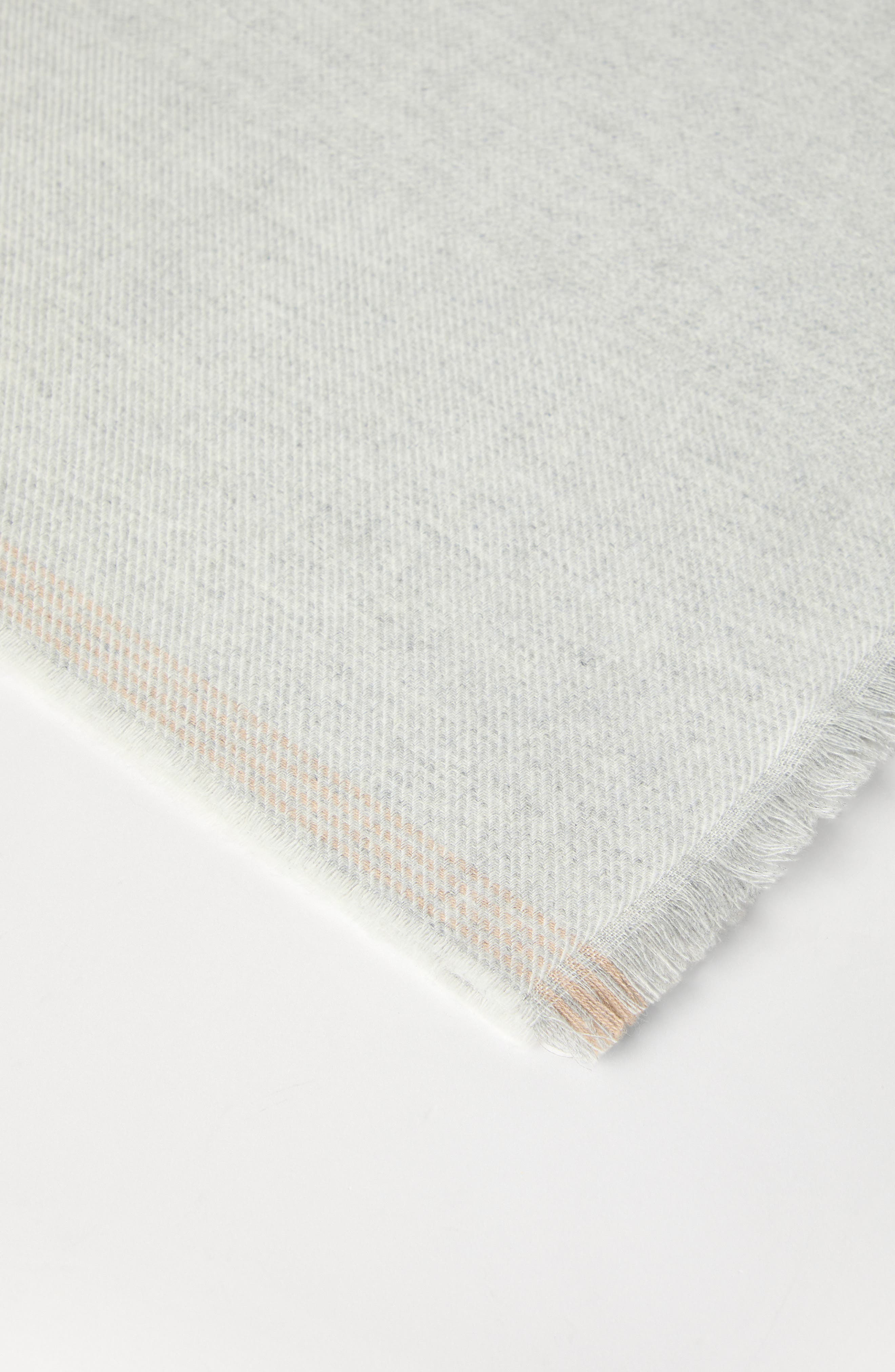 Brunello Cucinelli Cashmere scarf in Pearl Grey at Nordstrom - 3