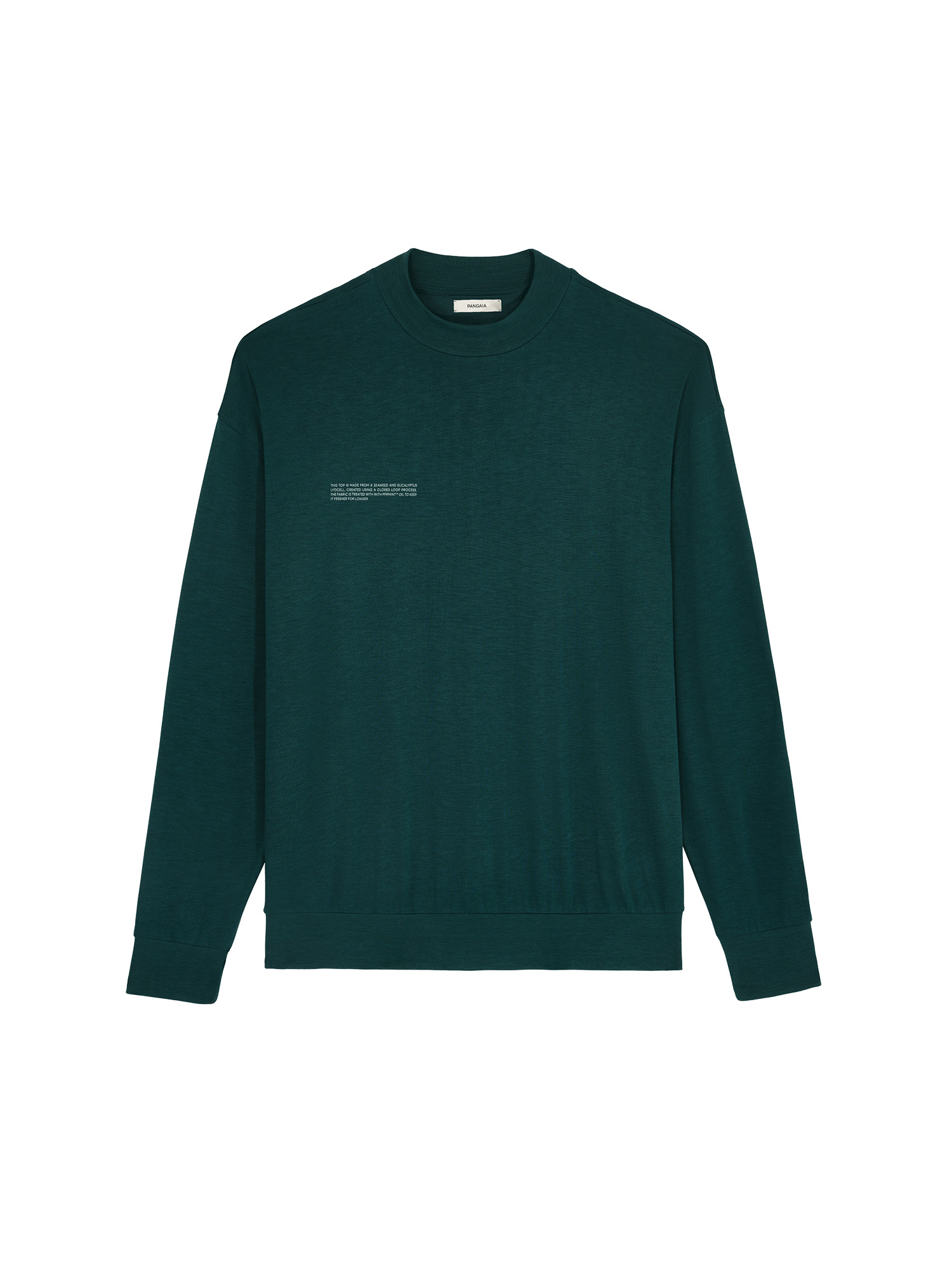 Men's Seaweed Lyocell Fine Knit Top - Foliage Green - 1