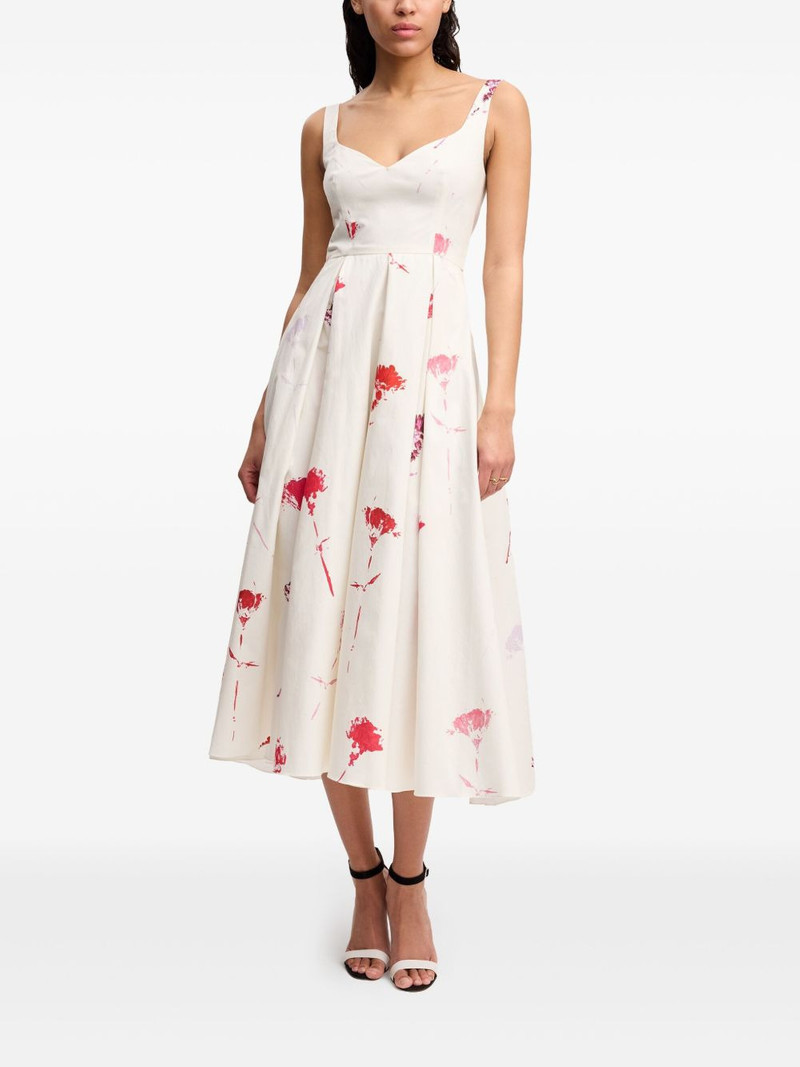 Alejandra Alonso Rojas floral-print midi dress outlook