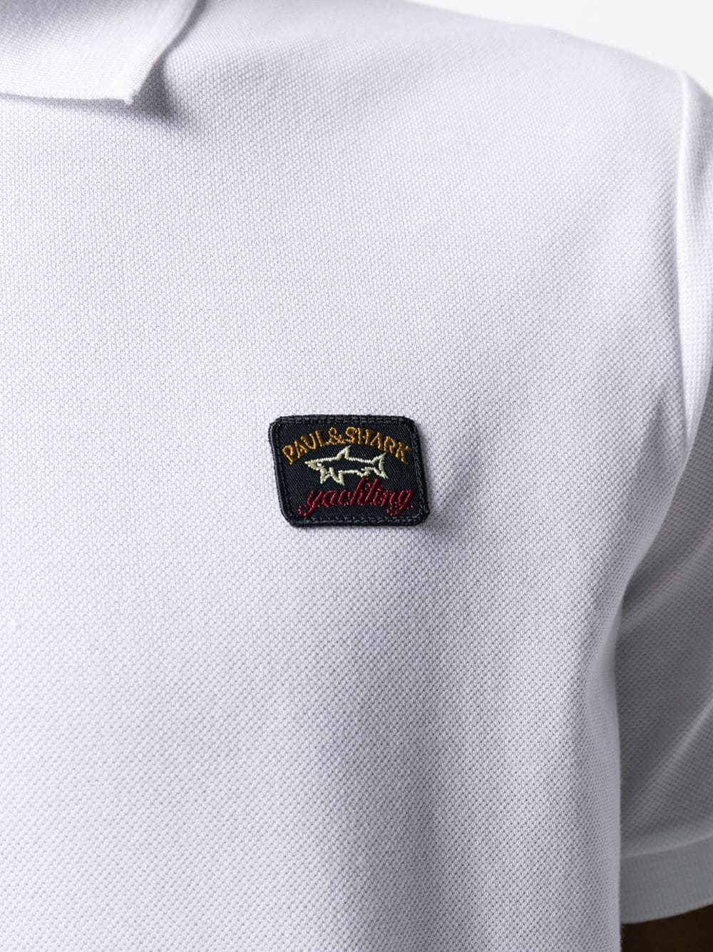 polo shirt with logo patch - 5