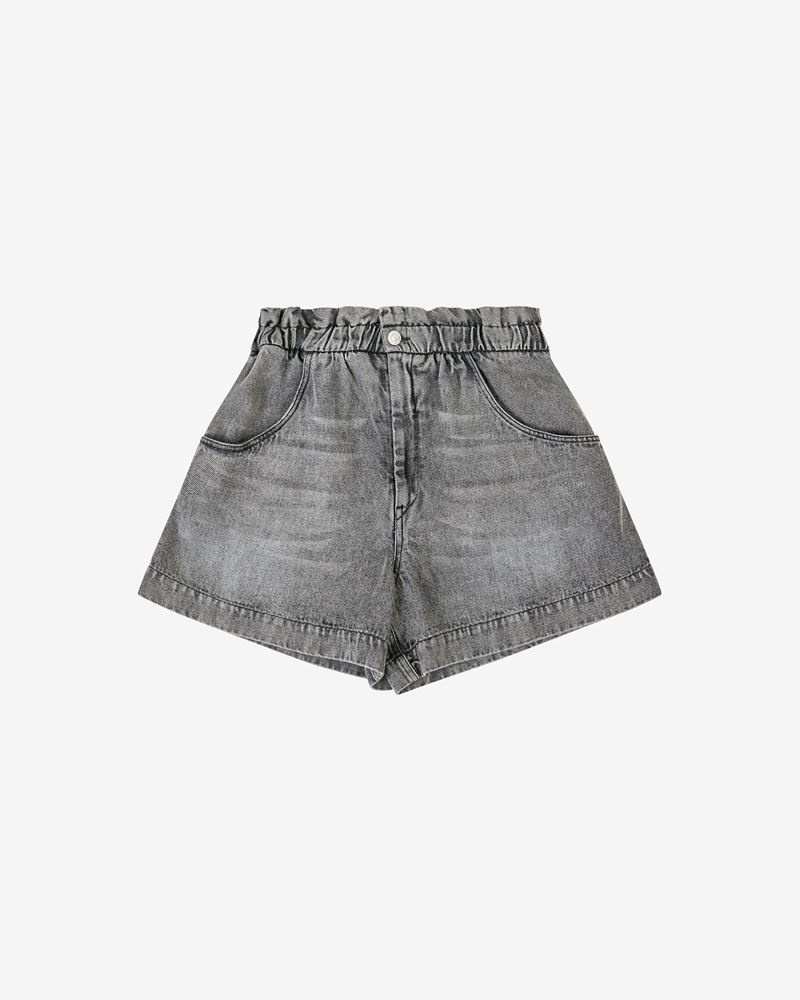 TITEA FLUID DENIM SHORTS - 1