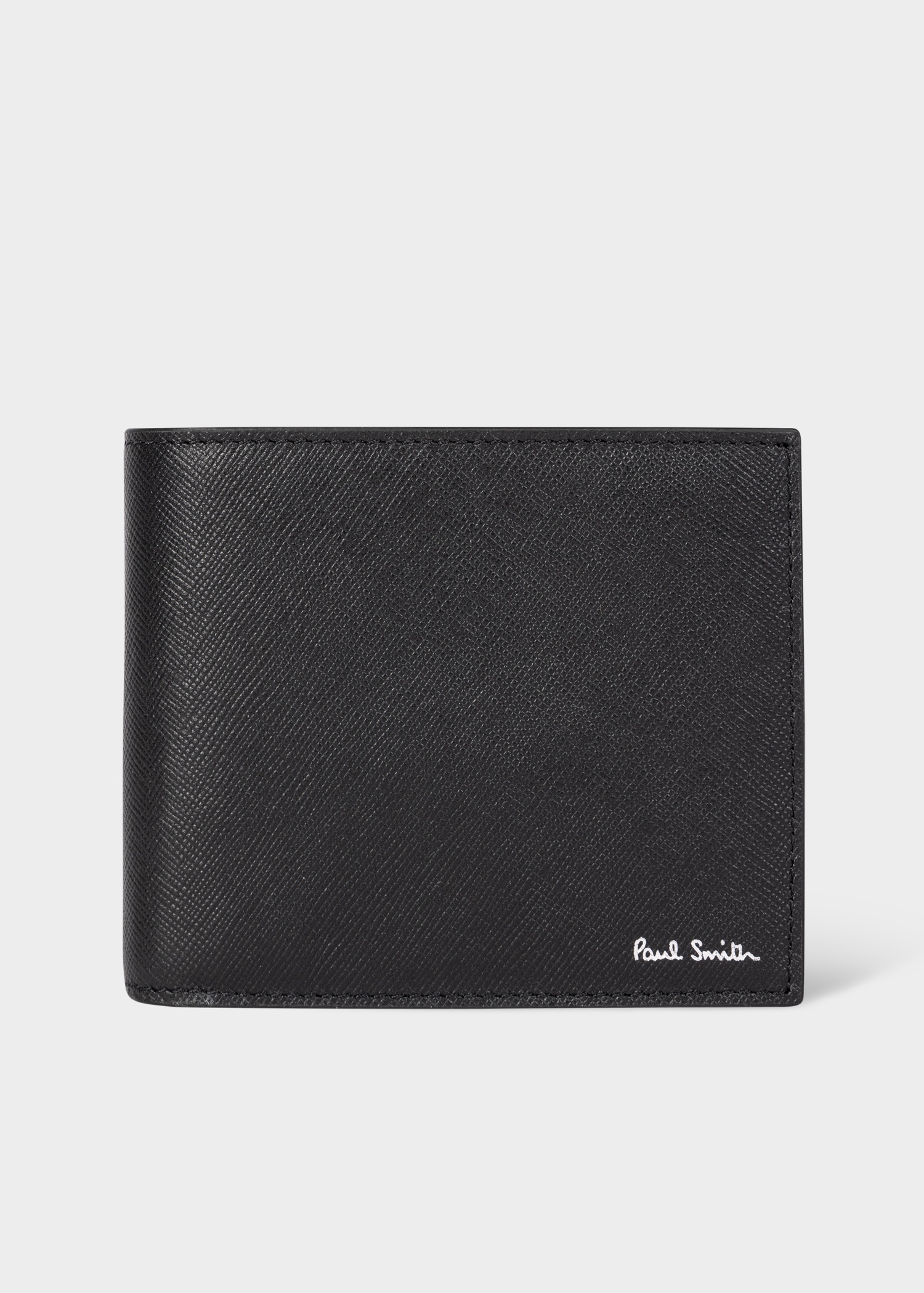 Black 'Mini Blur' Interior Billfold Wallet - 1