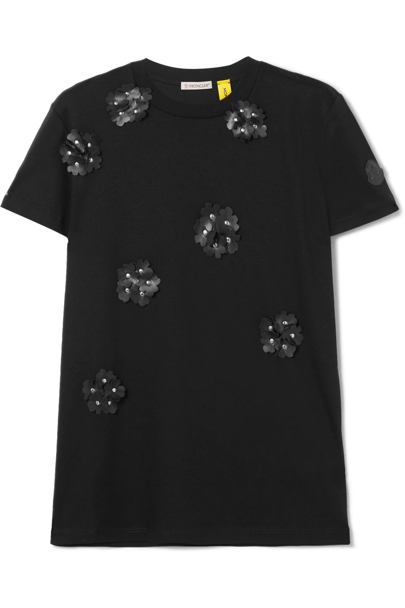 + 6 Noir Kei Ninomiya appliquéd cotton-jersey T-shirt - 1