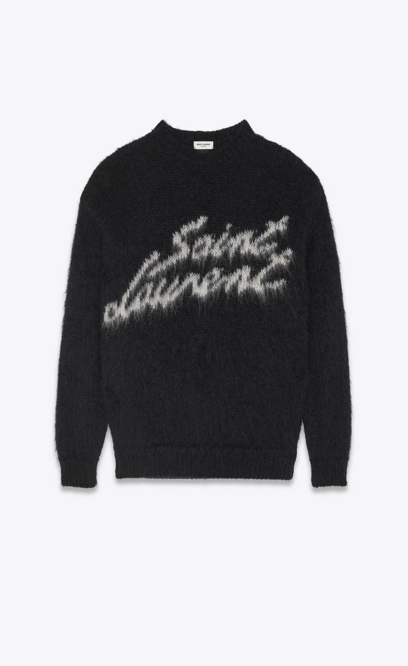 90s saint laurent sweater in mohair 1